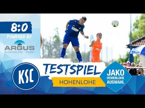 KSC-Testspiel JAKO-Hohenlohe-Auswahl