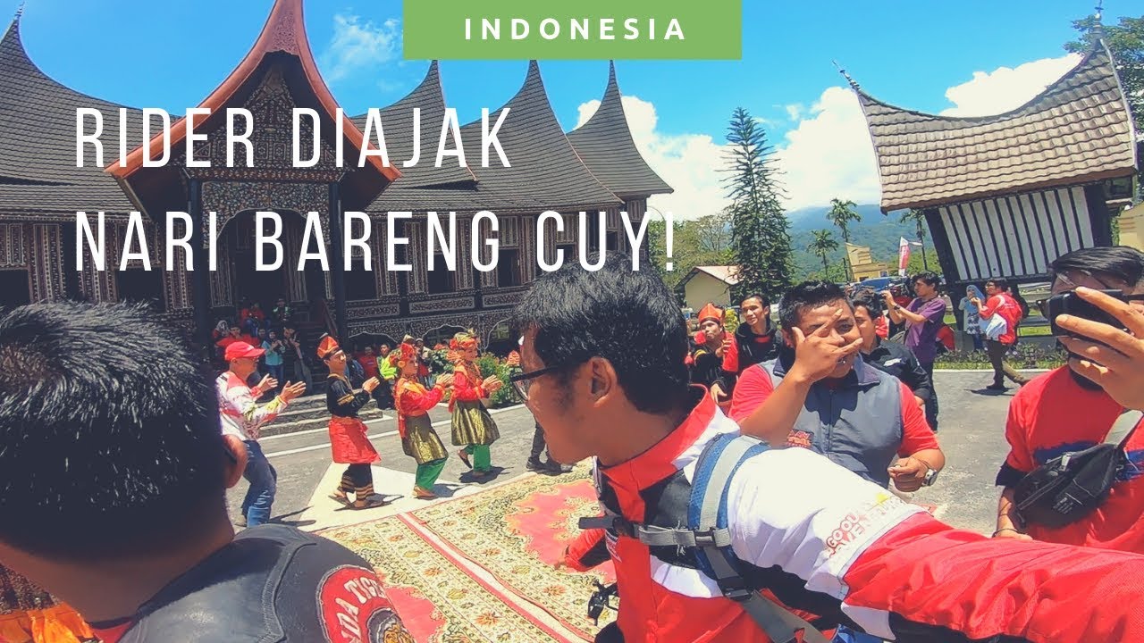 Disambut Tari Piring, Tarian Tradisional Minangkabau Di Padang Panjang [ Enduro Touring ]