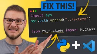 Fix Python Relative Imports and Auto-completion in VSCode