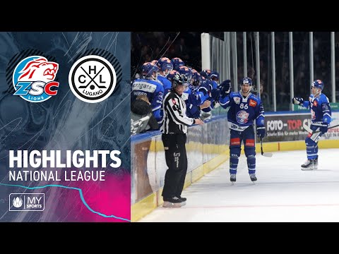 ZSC Lions vs. Lugano 5:4 n.V. – Highlights National League