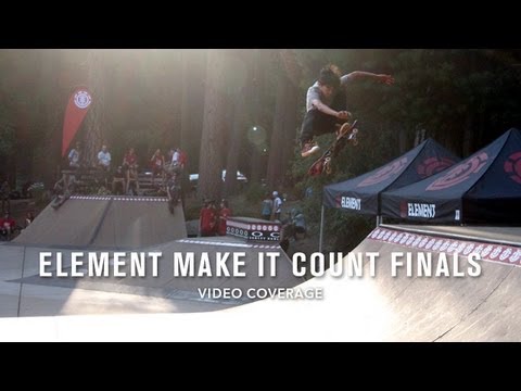 Element Make It Count 2013 Global Finals - TransWorld SKATEboarding