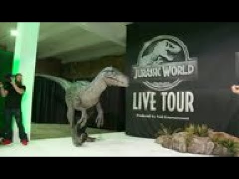 Dinosaurs on the loose! First look at the touring Jurassic World Live show