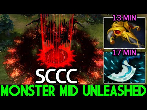 SCCC [Shadow Fiend] Monster Mid Unleashed 13 Min BKB Dota 2