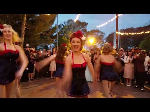 The Satin Dollz, perform at The Great Los Angeles Air Raid of 1942 , Feb 26, 2017