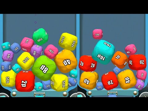 Merge 2048 Cube walkthrough Gameplay#gameparkarea #2048game#cubegame#walkthrough