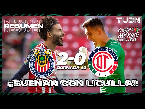 Highlights and goals | Chivas 2-0 Toluca | Grita México BBVA AP2021 - J13 | TUDN
