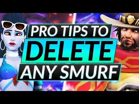How to SHUT DOWN SMURFS - Tips for UNWINNABLE Games - Overwatch Guide