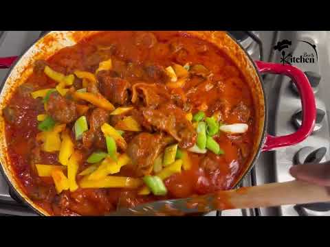 CHICKEN GIZZARD STEW || GIZZARD STEW || DELICIOUS GIZZARD STEW || BEE'SKITCHEN