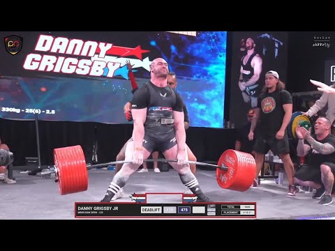 Danny Grigsby Jr. • 1st place 1,025kg Total (Raw) • 125kg Class • The American Pro 2023