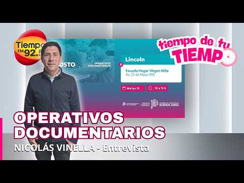 FM TIEMPO - TIEMPO DE TU TIEMPO EN VIVO - NICOLÁS VINELLA - JEFE DEL REGISTRO CIVIL DE LINCOLN