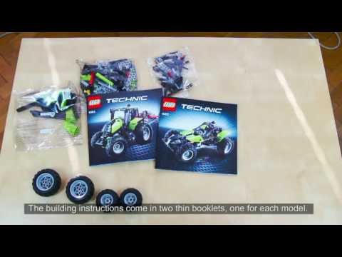 Vidéo LEGO Technic 9393 : Le tracteur