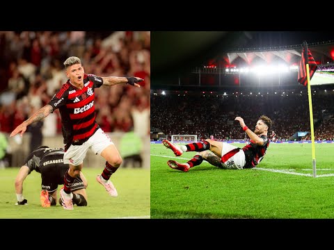 Flamengo relaxa, toma susto, mas vence o Santos e segue na luta pelo campeonato brasileiro. LIVE