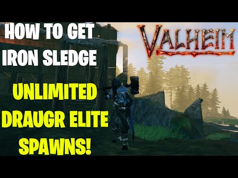 Valheim - How To Spawn INFINITE Draugr Elites & Get IRON SLEDGE