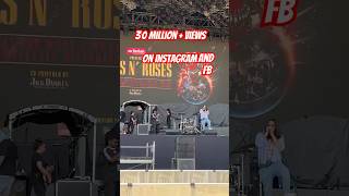 Download lagu This is a sound check before opening for Guns N’ Roses mp3