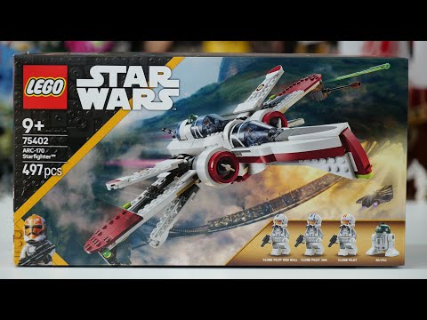LEGO Star Wars 75402 ARC-170 Starfighter - LEGO Speed Build Review
