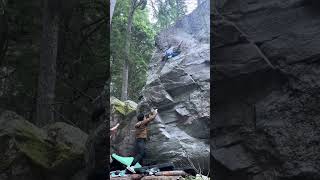 Video thumbnail of King for a Day, V5. Squamish