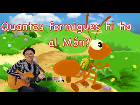 LES FORMIGUES -Videos educatius - Jordi Tonietti - Cançons per a infants en Català- 1-2-3-4-5