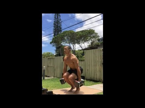 Day 38 Home Workout in Hawaii-Toe Squats and Renegades -June 17, 2020 12:52 pm Day 36