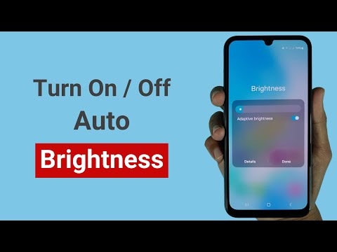 How to Enable Auto Brightness in Samsung A07
