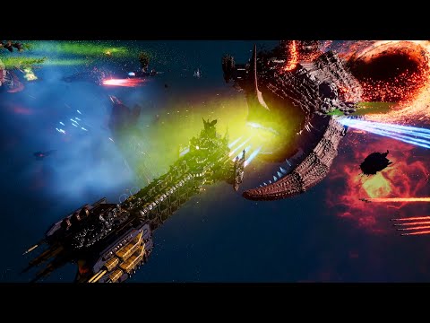 Skalgrim Mod 2020: Tyranids vs Space Marines! - Massive Battle, Battlefleet Gothic Armada 2