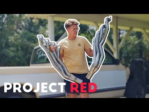 S10 Street Truck "Red" - Stainless Works LS Swap Headers