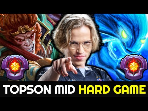 TOPSON Mid Hard Game — Master Tier Monkey King vs Master Tier Morphling