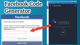 How to Make Facebook Code Generator | Get Facebook Login Code | Facebook code generator log in
