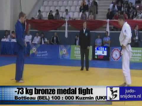 Judo 2009 Antalya: Joachim Bottieau (BEL) - Petro Kuzmin (UKR) [-73kg] bronze.