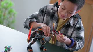 LEGO® NINJAGO® 71854 Coleův expediční robot a dračí Zane
