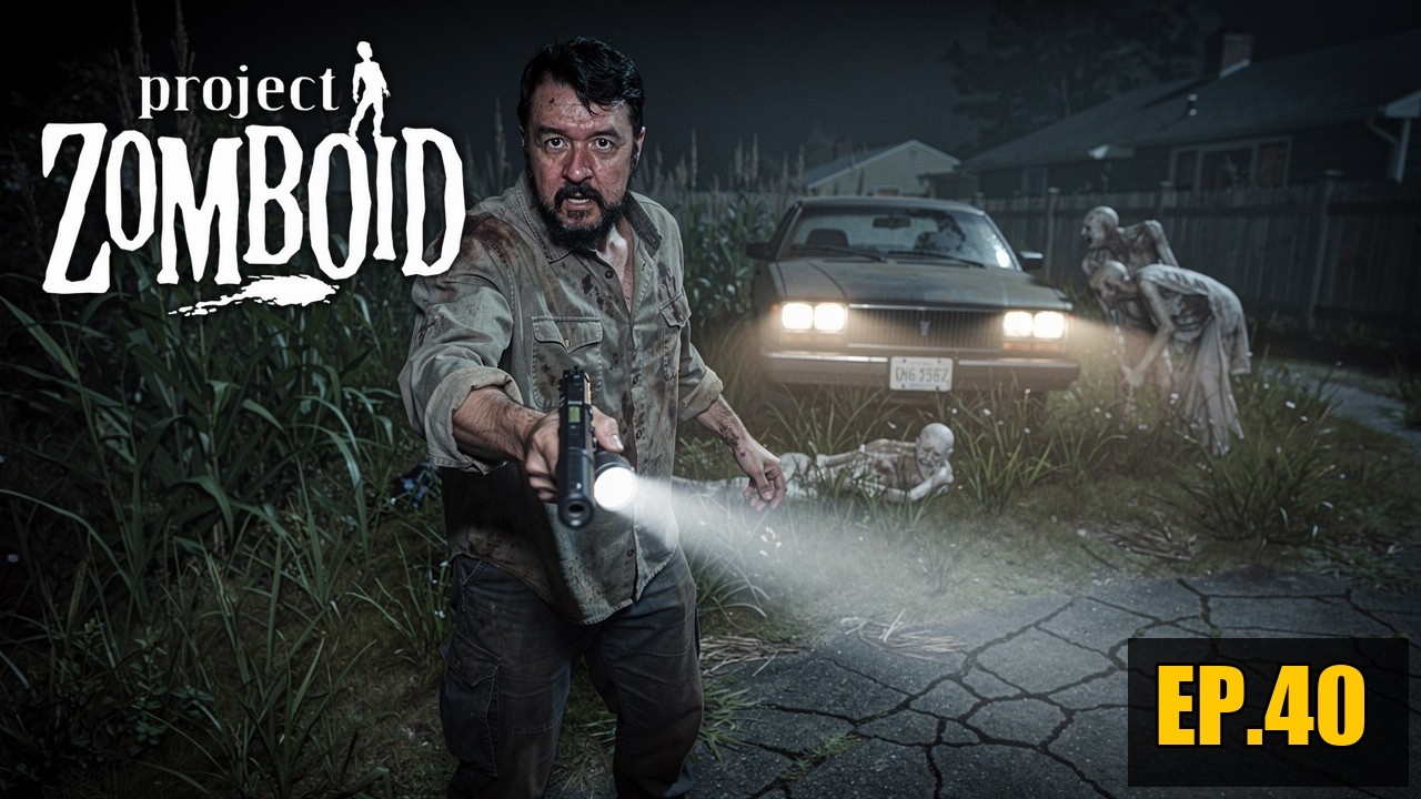PROJECT ZOMBOID EP.40 "A ciegas en la noche zombie"