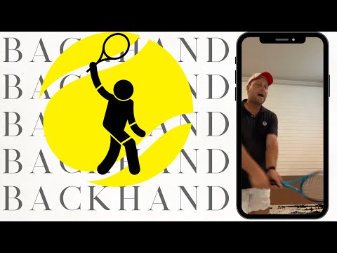 The two handed backhand topspin technique