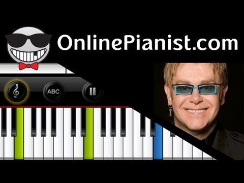 Elton John - I Guess That's Why They Call It The Blues - Piano Tutorial & Sheets