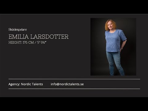 Showreel - Emilia Larsdotter 2024