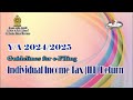 Submission Of Individual Income Tax IIT Return