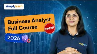 Business Analytics Full Course 2026[FREE] | Business Analyst Tutorial For Beginners | Simplilearn