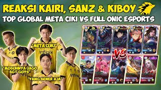 Download lagu Intense Match GLOBAL META CIKI VS FULL ONIC ESPORTS!! Kairi, Sanz & Kiboy's Reactions Meet Meta Ciki mp3