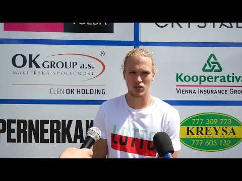 Daniel Siniakov po prohře v 1. kole Svijany Open 2022