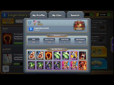 Castle Crush - Favorite Reaper Deck - Maximum Trophy 5344 on 20180408