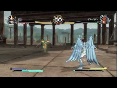 Saint Seiya Brave Soldiers - Seiya God Cloth vs Poseidon