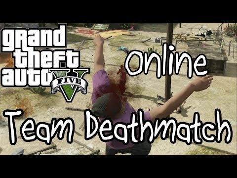 GTA V - Team Deathmatch - Epic motorcycle death!!