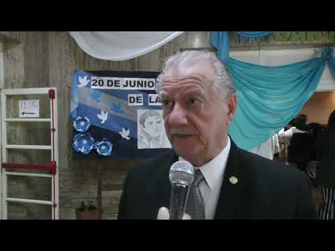 El vicegobernador Marocco tomó la promesa de Lealtad a la Bandera a alumnos de la capital