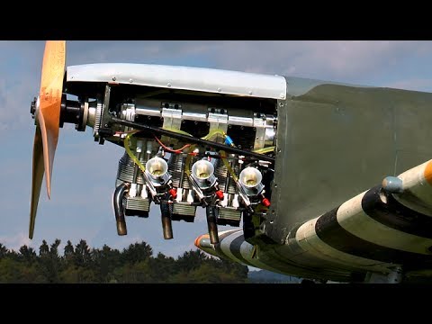 Rc Supermarine Spitfire Mk IX - 3Cyl.KOLM