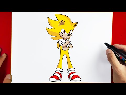 How to Draw Super Sonic