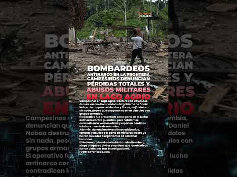 CAMPESINOS DENUNCIAN PÉRDIDAS TOTALES Y ABUSOS MILITARES EN LAGO AGRIO