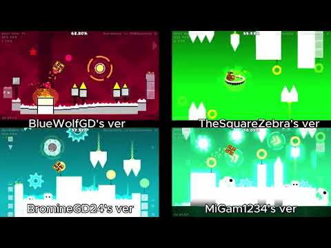 4 versions of Machina Full Version (Comparison) | Geometry Dash 2.207