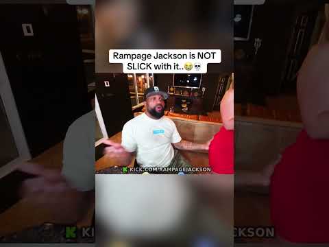 Rampage Jackson is NOT SLICK with it..😭💀 #rampagejackson