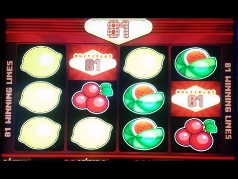 Live play on Multiplay 81 slot machine - NICE WIN!!!