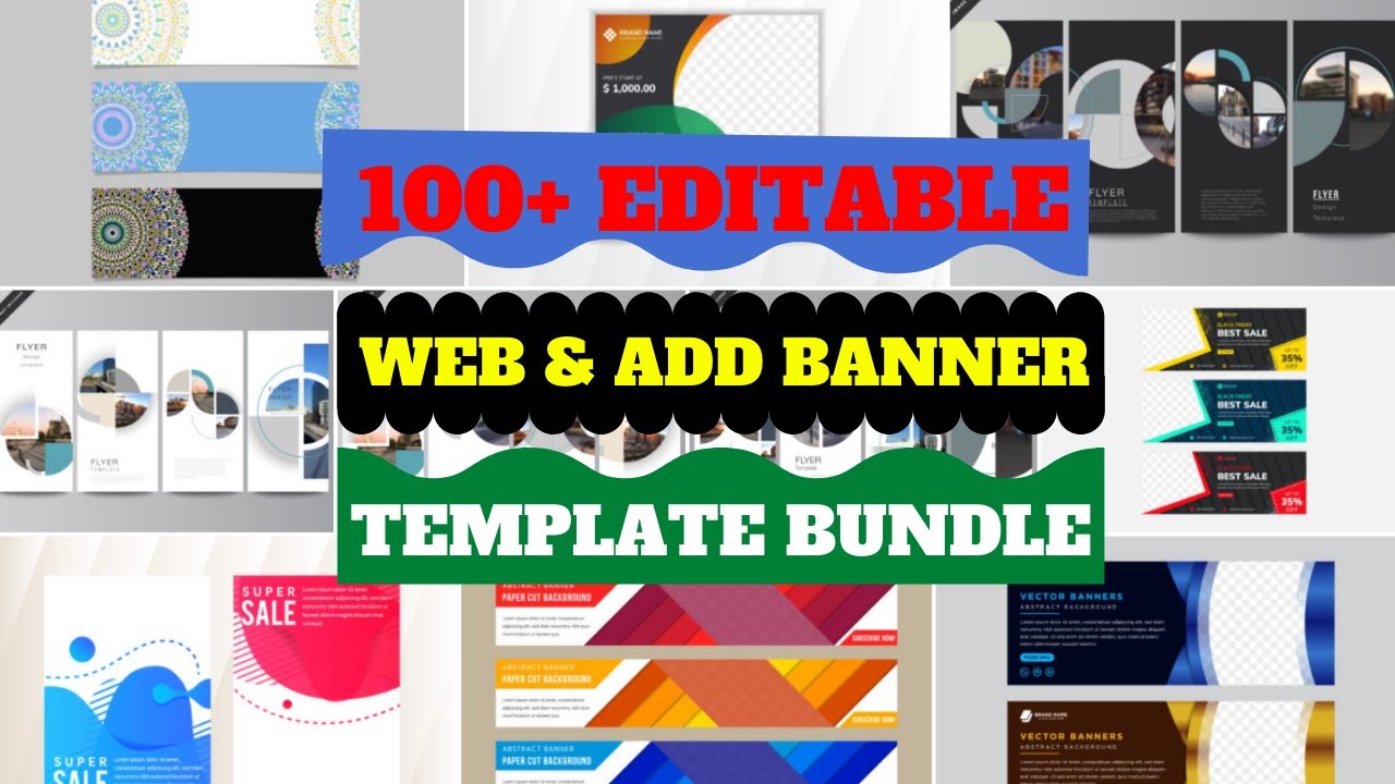 100 Free and Customizable Banner Ad Templates 2021