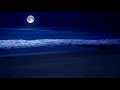 Sleep By The Sea All Night With The Full Moon And Relaxing Sparkling Waves on Zavival Beach, 11 Hrs