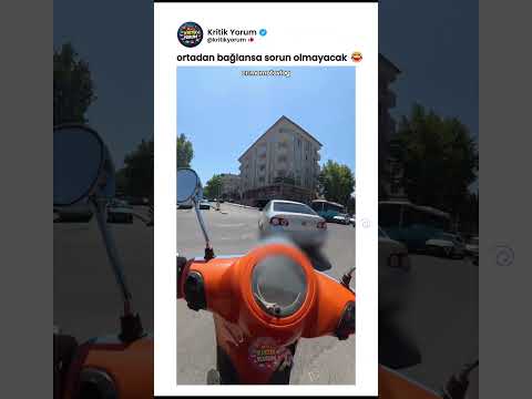 Halatla motor çekildiğini ilk defa gördüm 🤣 #komikyorumlar
